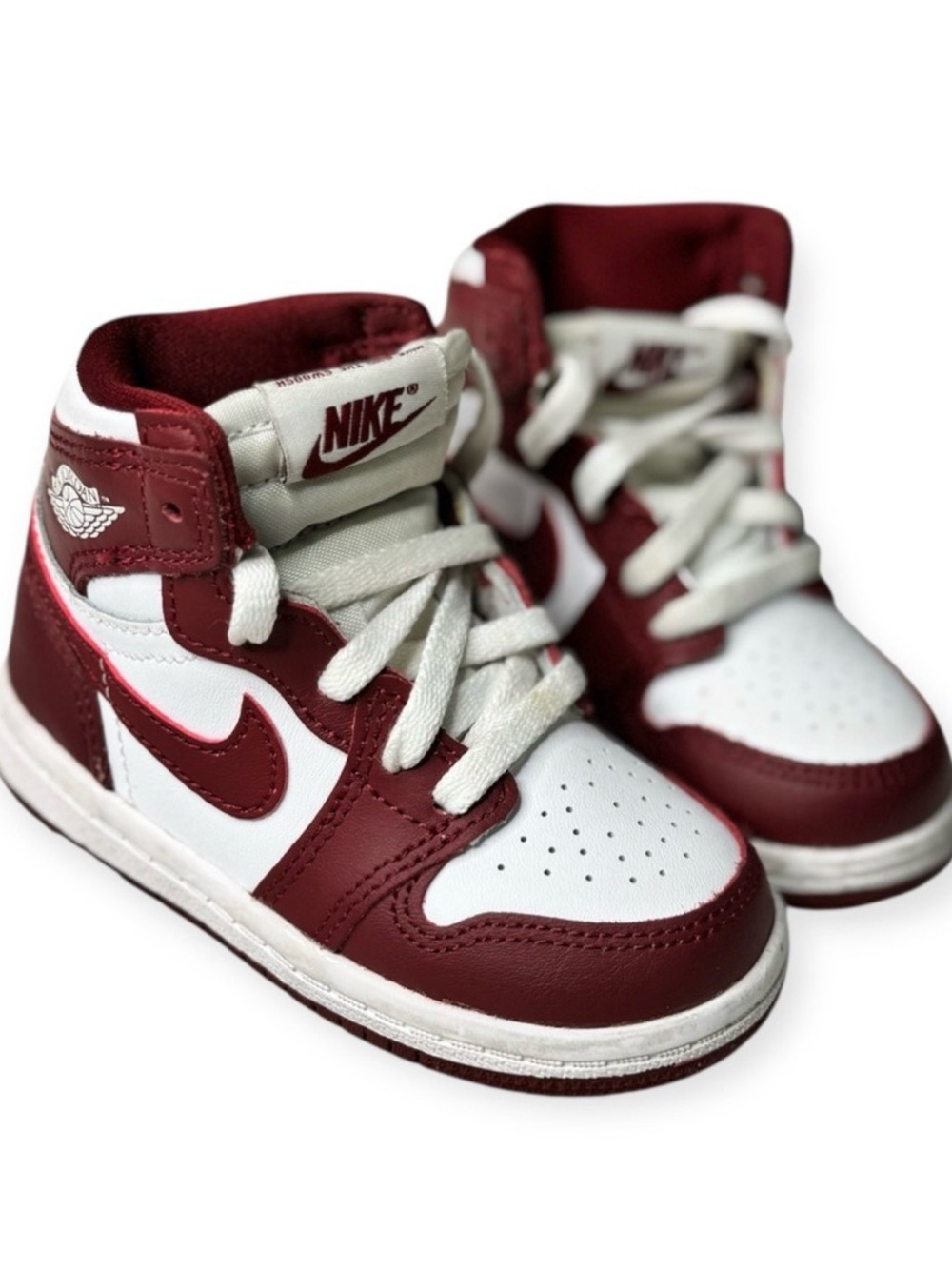 Fire Pink Jordan 1 Low Alt 6C & Jordan Toddler's Retro High Og Artisanal Red Wht - Picture 5 of 6